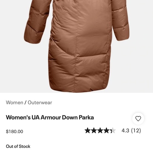 Under Armour Down Winter Jacket - Picture 3 of 4